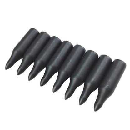 12Pcs Archery Arrowheads Stainless Steel Tips for 8mm Arrow Shaft