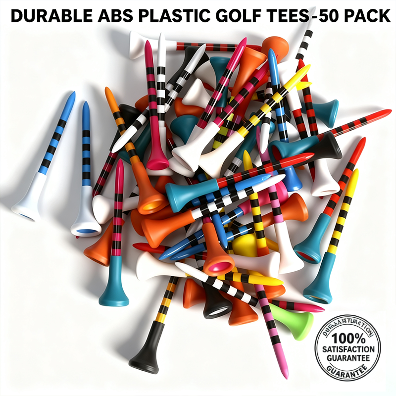 Professional Golf Tees 50x Colored Unbreakable 70/83mm Tee