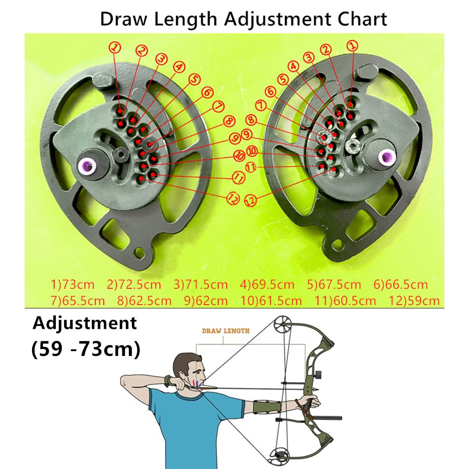 🎯Archery Compound Bow Junxing M107 Adjustable Poundage (35 -55 lbs)-AMEYXGS Archery