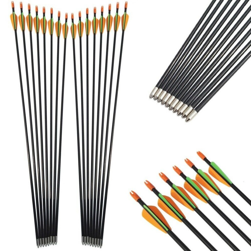 🎯Fiberglass Arrows Archery Quiver Safety Target Practice Children-AMEYXGS Archery