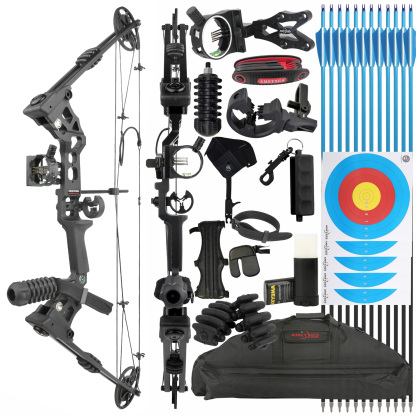 Junxing X8 Compound Bow Kit RH&LH fo Hunting & Target Practice 20-70 lbs