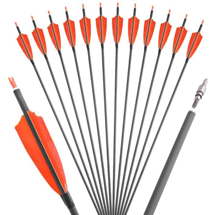 🎯Archery Carbon Arrow for Hunting Shooting-AMEYXGS Archery