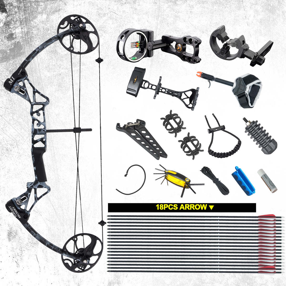 🎯1 Set 19-70lbs M1 Archery Compound Bow-AMEYXGS Archery