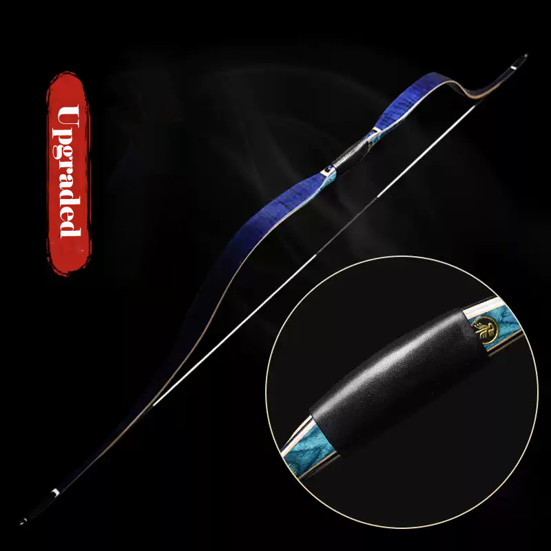 AF Archery Blue ZhuRan Traditional Recurve Longbow