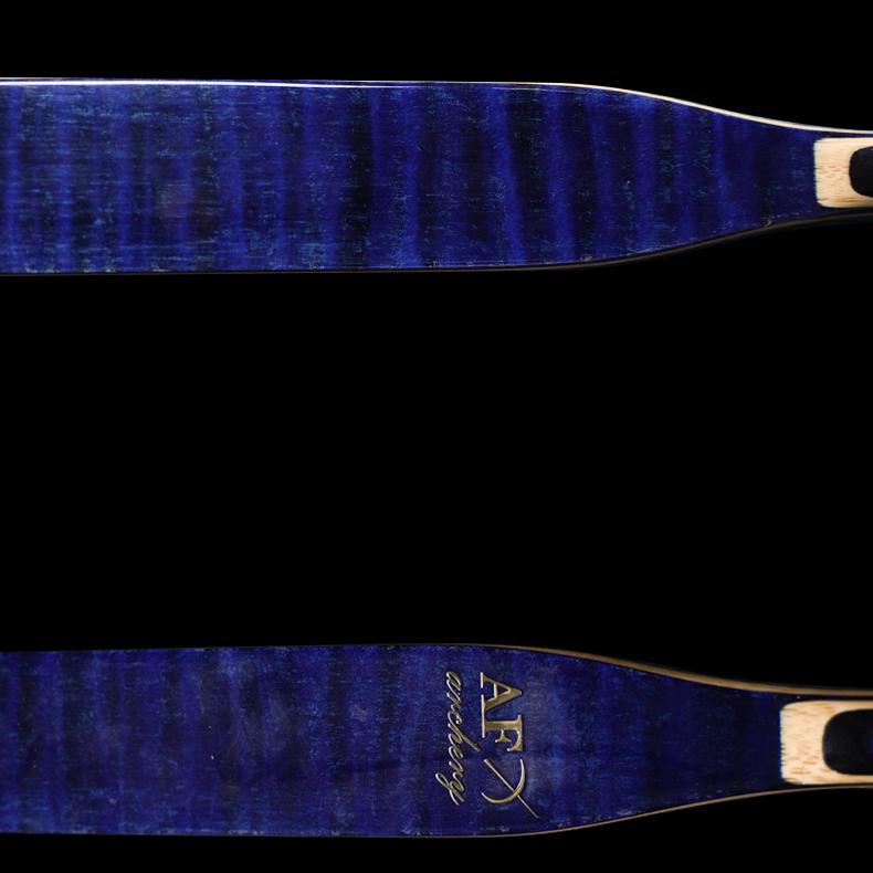 AF Archery Blue ZhuRan Traditional Recurve Longbow