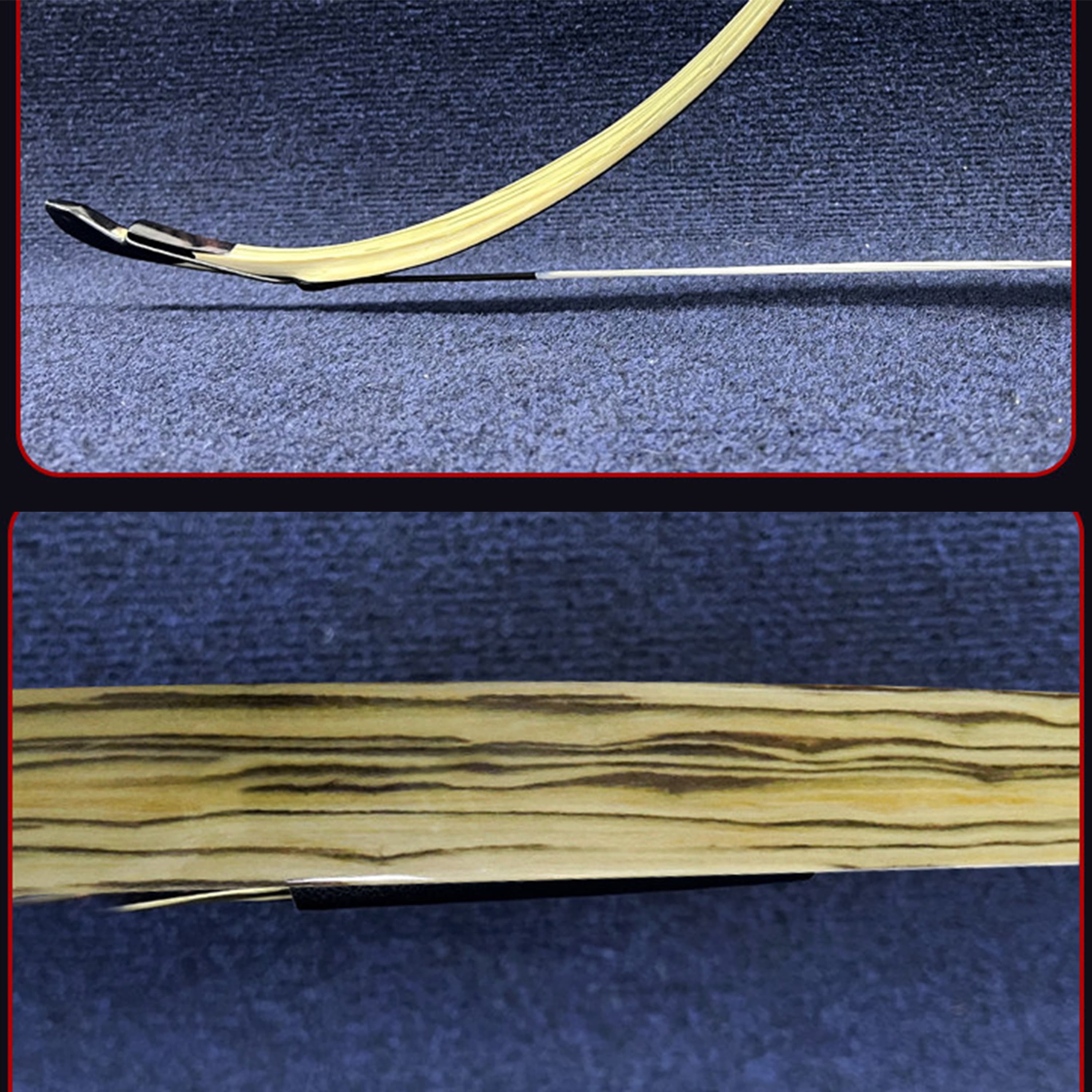 AF Archery Traditional Laminated Recurve Bow 20-50lbs Shooting