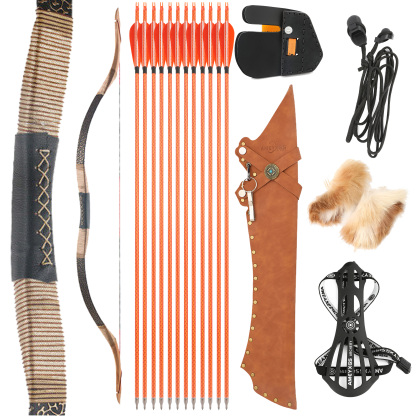 AF Archery Traditional Recurve Bow 30-45LBS Bow Hunting