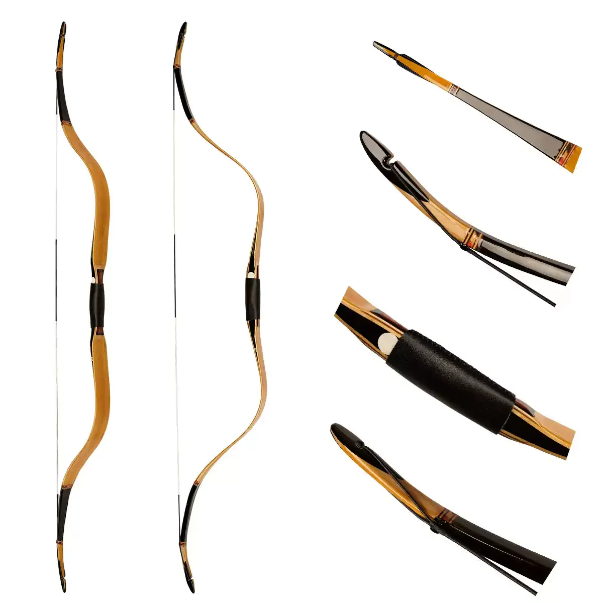 AF Mong Yuan Traditional Laminated Recurve Bow Performance Archery