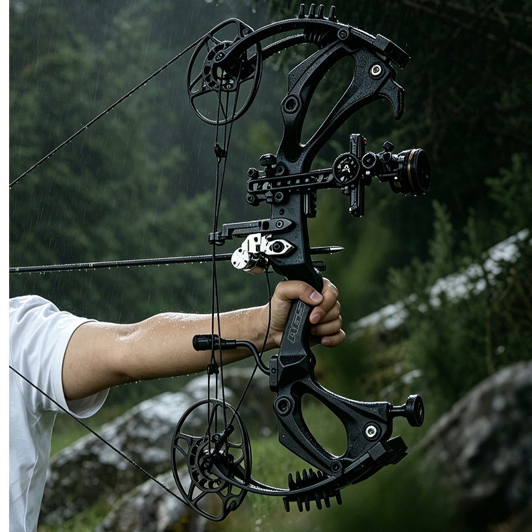 AGS 0-75lbs Target Compound Bow Kit Shooting Archery 