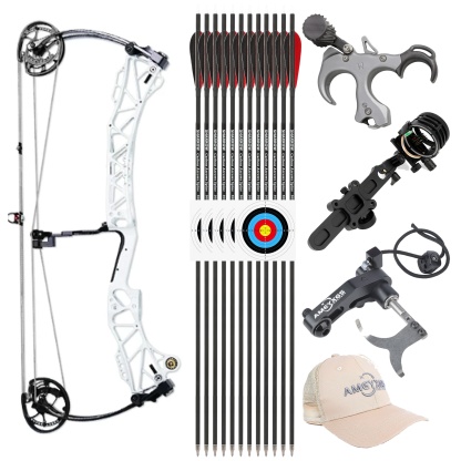 AGS 45-75lbs Target Compound Bow Kit Shooting Archery 