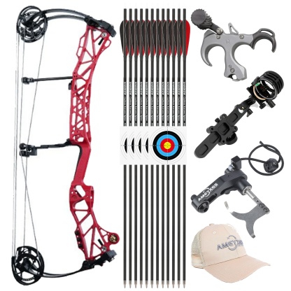AGS 45-75lbs Target Compound Bow Kit Shooting Archery 