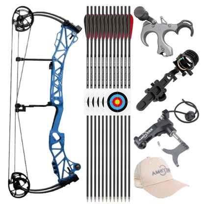 AGS 45-75lbs Target Compound Bow Kit Shooting Archery 