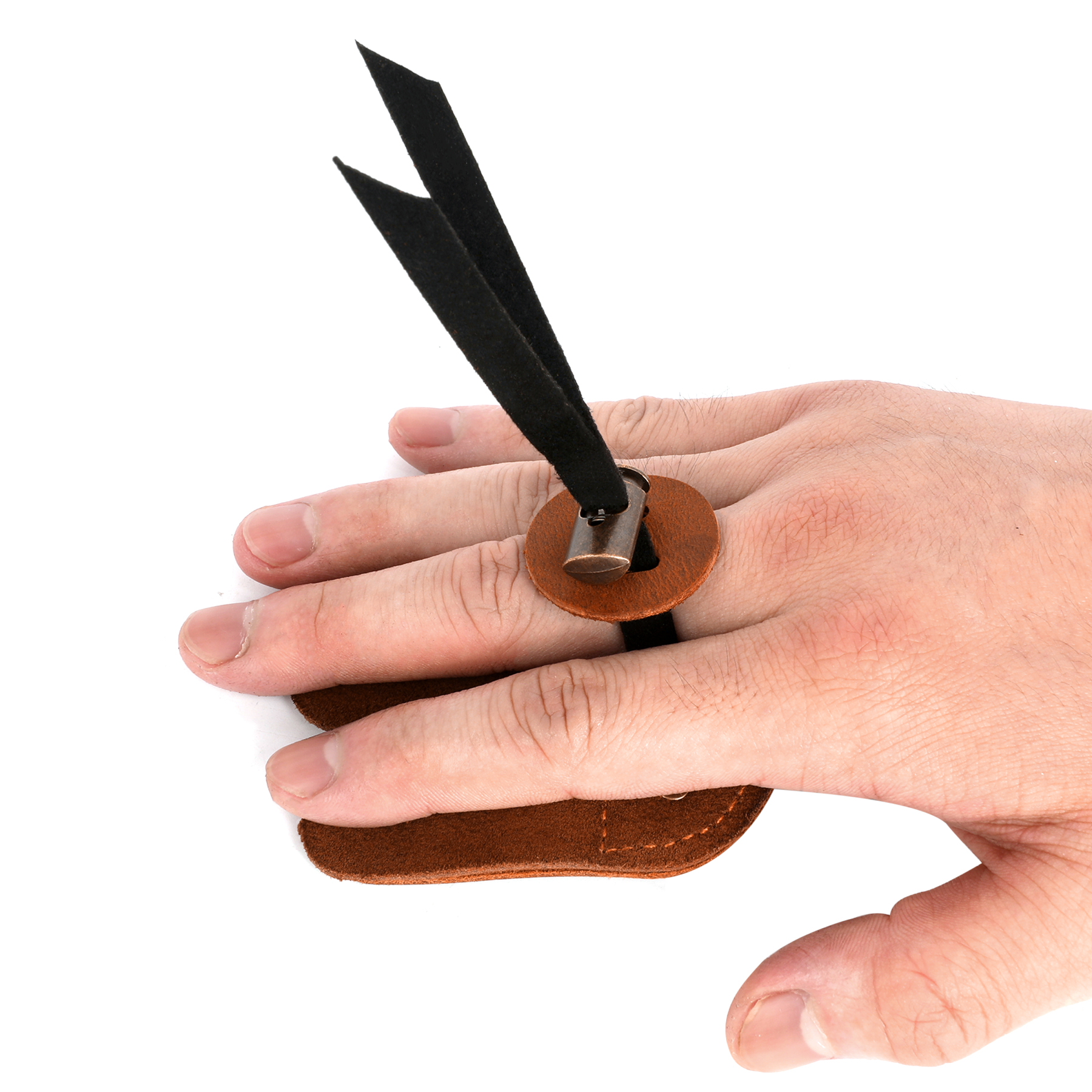 AH6 Finger Tab for archery Elite Split Finger Tab