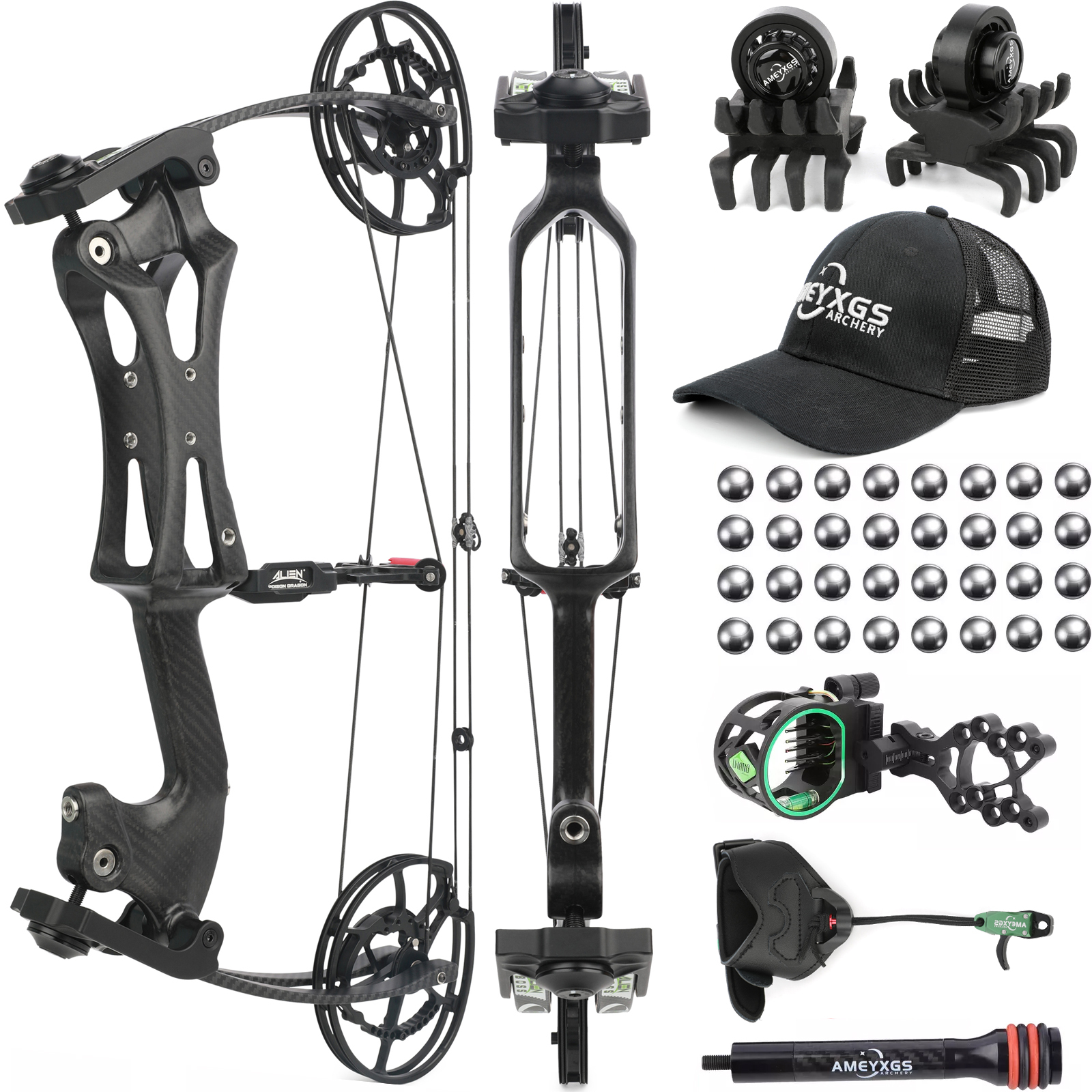 ALIEN Peng BOSS Archery Compound Bow Hunting Steel Ball Arrows