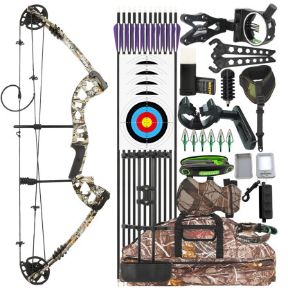 JUNXING M131 Compound Bow Kit Arrows 30-55 Lbs Hunting