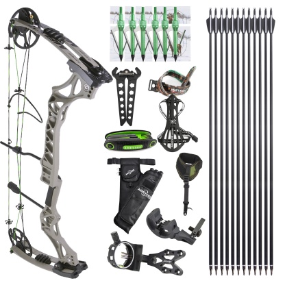 JUNXING M129 Hunting Compound Bow 30-70LBS Full Kit 320FPS