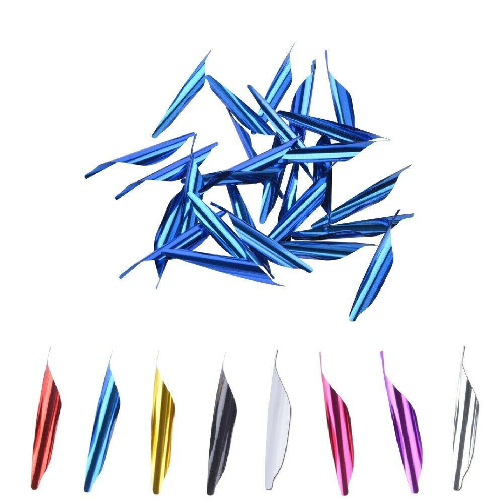 🎯 AMEYXGS 1.8inch Vanes Feather Spiral Fletches Archery-AMEYXGS Archery