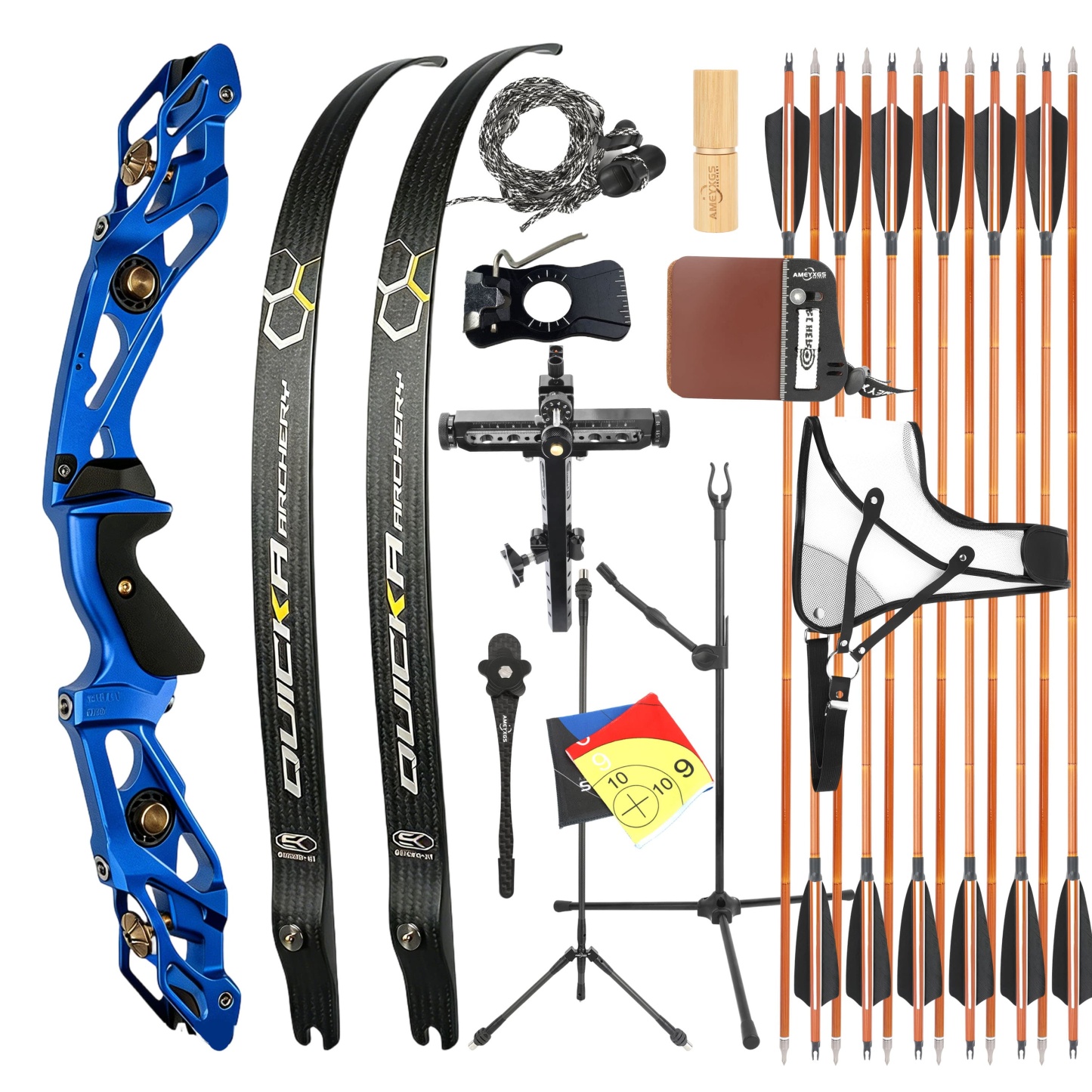 BOSEN 18-50bs Recurve Bow Kit Takedown Shooting Archery