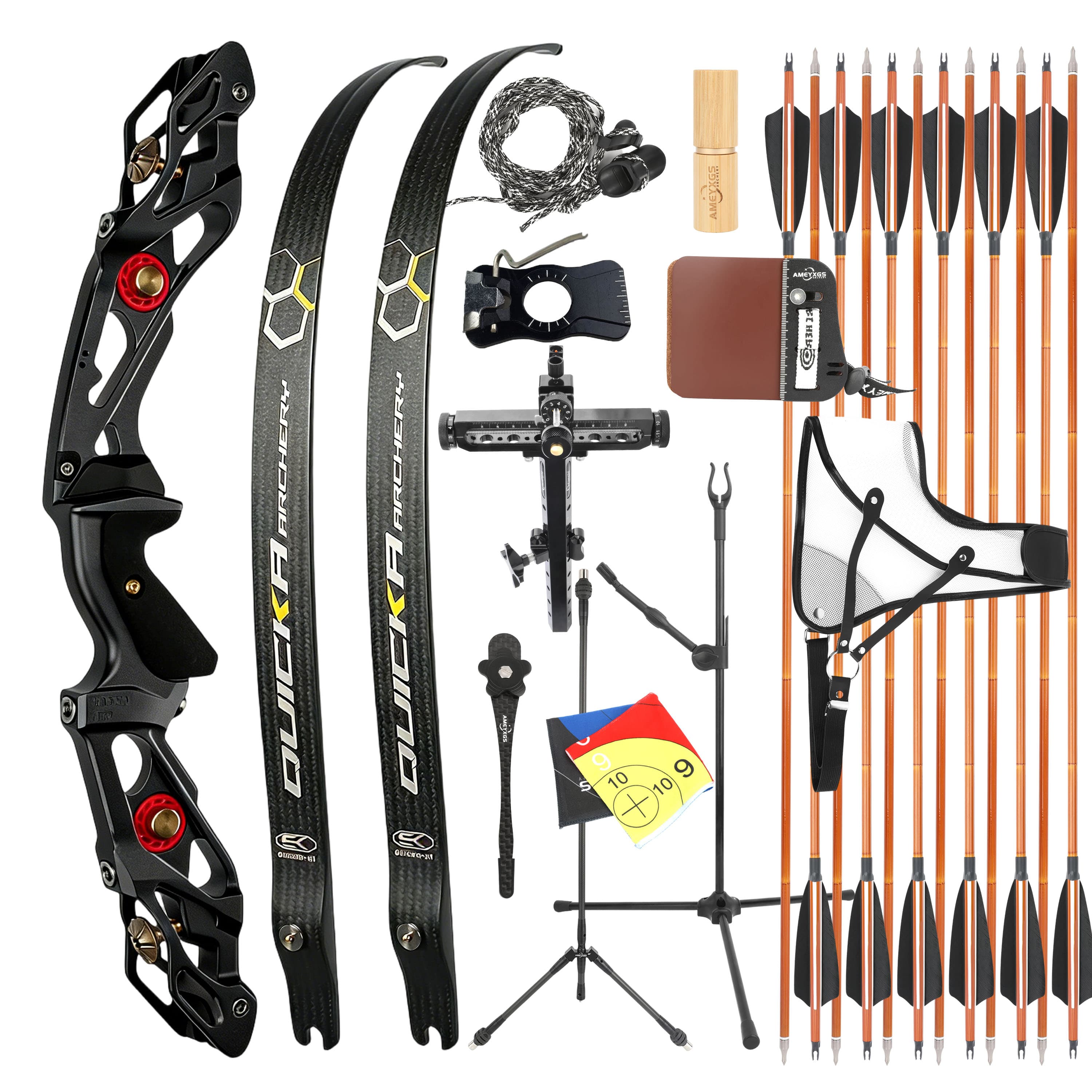 BOSEN 18-50bs Recurve Bow Kit Takedown Shooting Archery