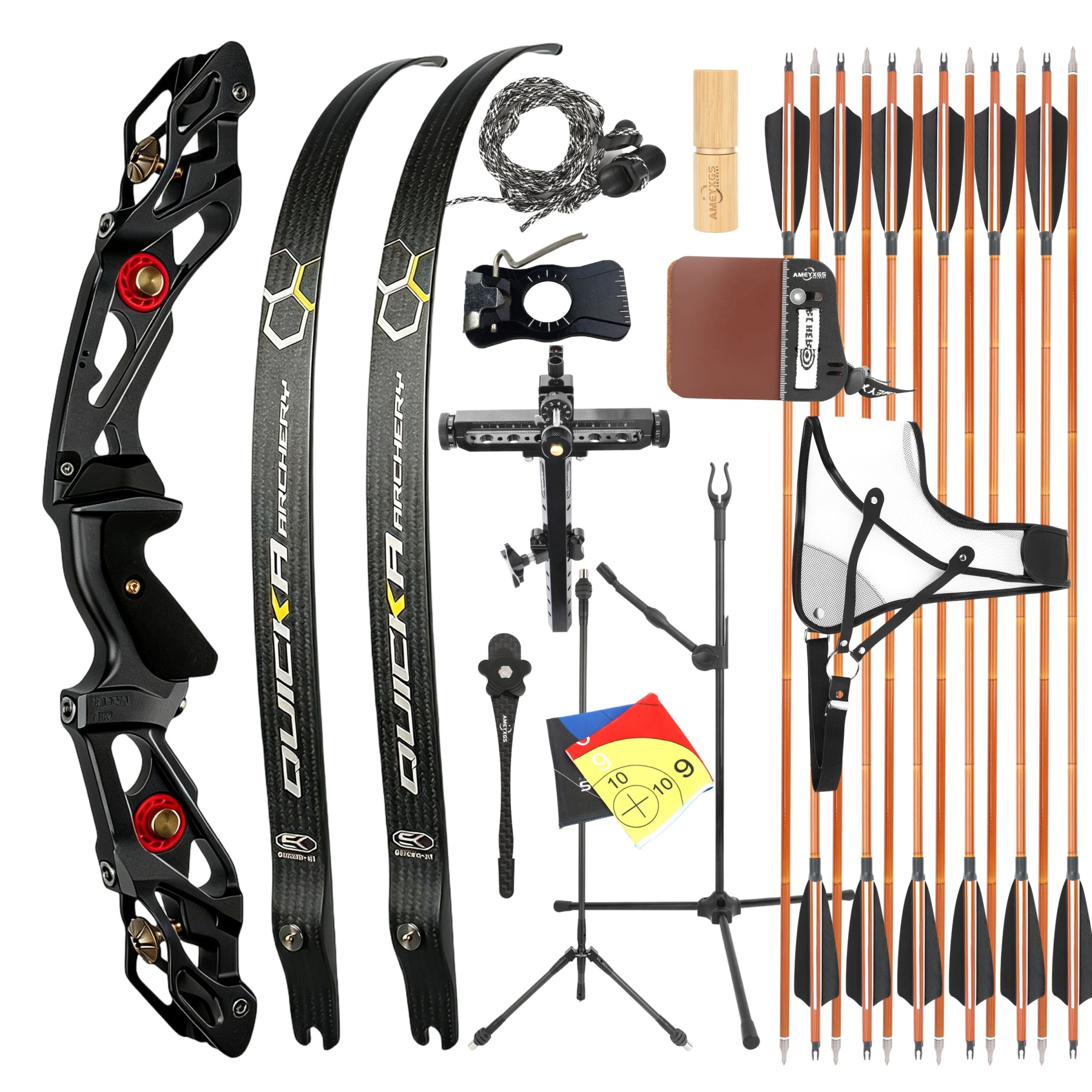BOSEN 18-50bs Recurve Bow Kit Takedown Shooting Archery