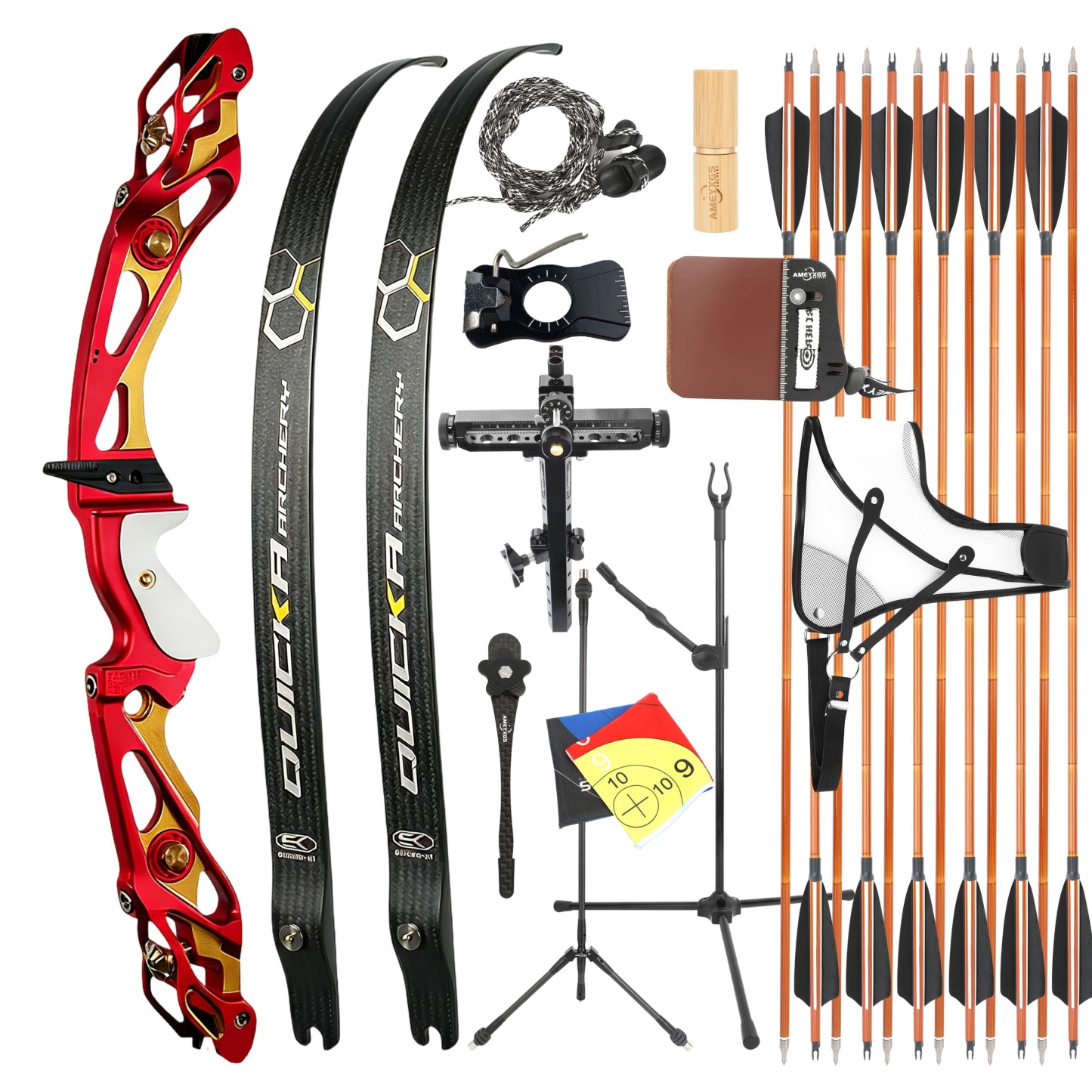 BOSEN 18-50bs Recurve Bow Kit Takedown Shooting Archery