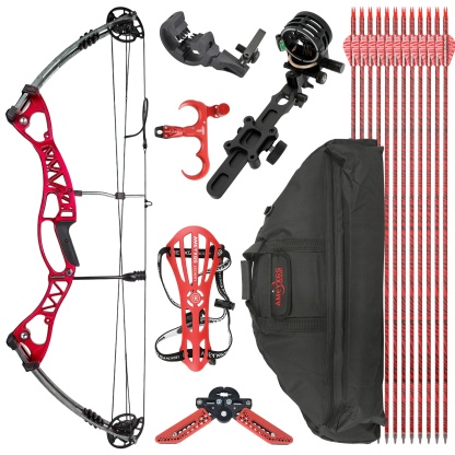 AMEYXGS 40-60lbs Target Compound Bow Kit Shooting Archery