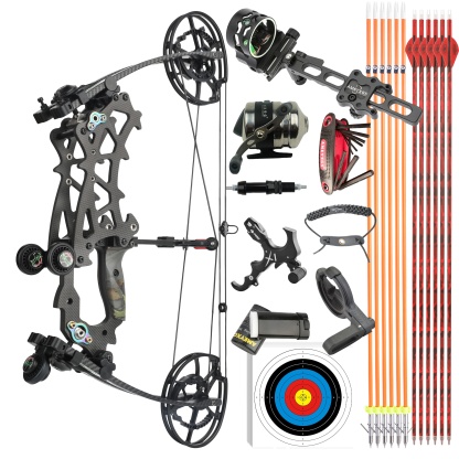 AMEYXGS 40-70lbs Compound Bow Arrow Set Youth Archery Hunting
