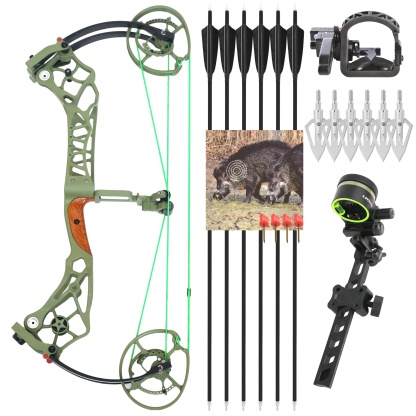 AMEYXGS 40-75lbs Target Compound Bow Kit Shooting Archery