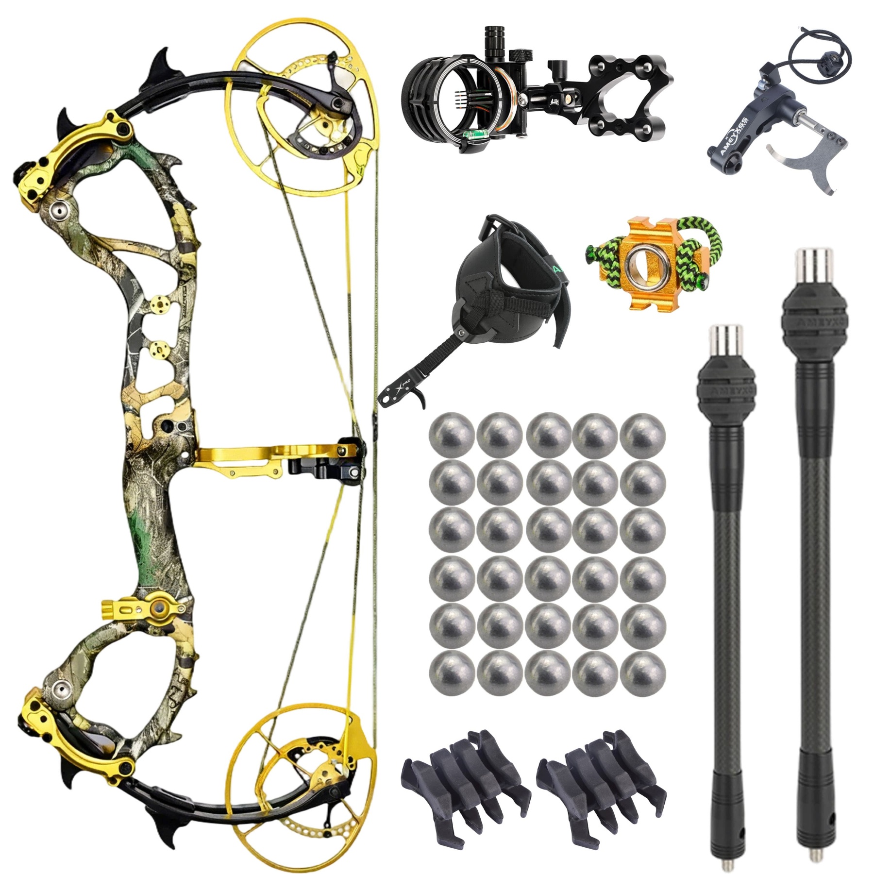 AMEYXGS 50-70lbs Target Compound Bow Kit Hunting Archery