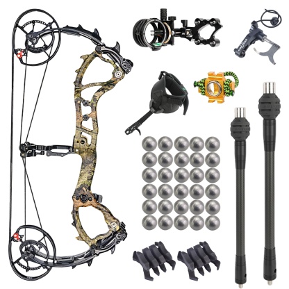 AMEYXGS 50-70lbs Target Compound Bow Kit Hunting Archery