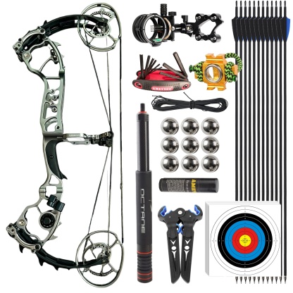 AMEYXGS 50-70lbs Target Compound Bow Kit Hunting Archery