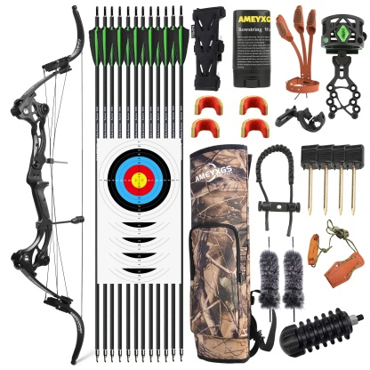 JUNXING F164 Archery Recurve Bow & Arrows Kit Hunting