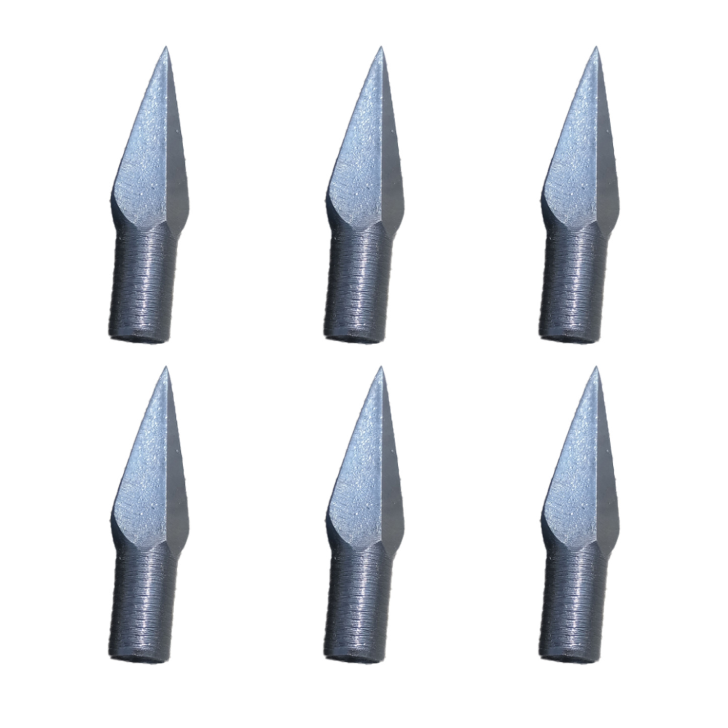 AMEYXGS 8mm Arrowheads Archery Hunting Shooting Tips DIY 6X