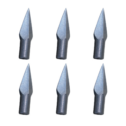 AMEYXGS 8mm Arrowheads Archery Hunting Shooting Tips DIY 6X