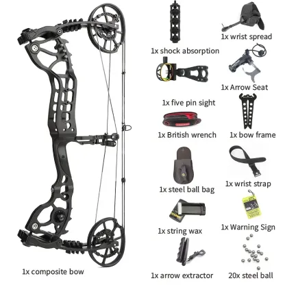 Compound Bow and Arrow Set for Hunting & Target Practice – Complete Archery Kit