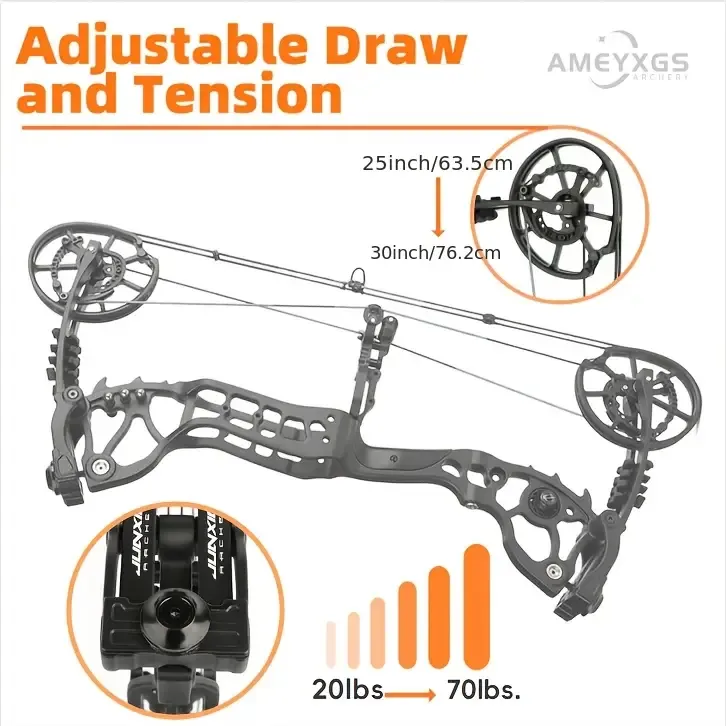 Compound Bow and Arrow Set for Hunting & Target Practice – Complete Archery Kit