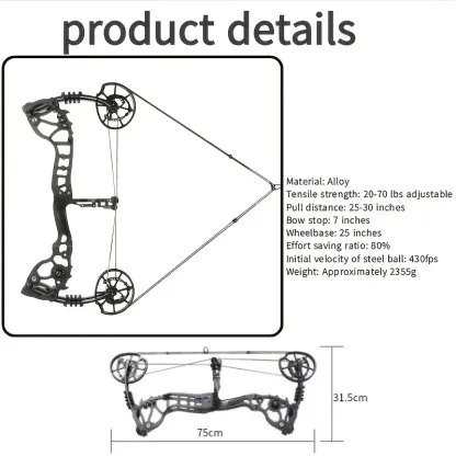 Compound Bow and Arrow Set for Hunting & Target Practice – Complete Archery Kit