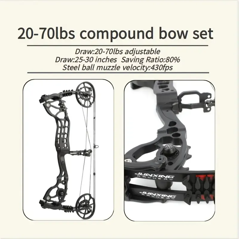 Compound Bow and Arrow Set for Hunting & Target Practice – Complete Archery Kit