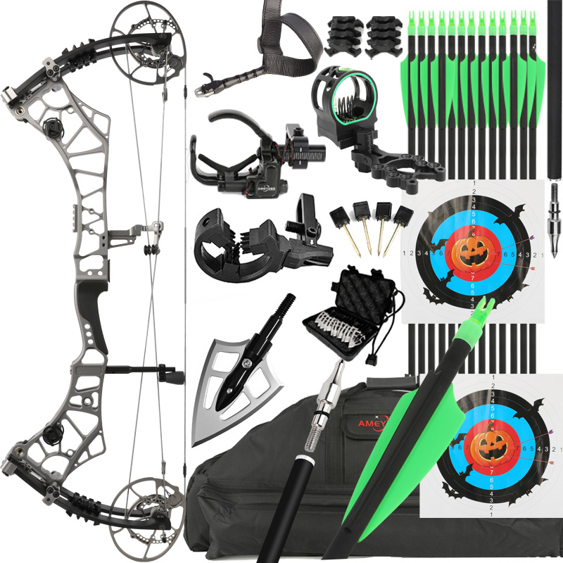 AMEYXGS Archery 2025 Hunting Season Compound Bow Arrow Kit 