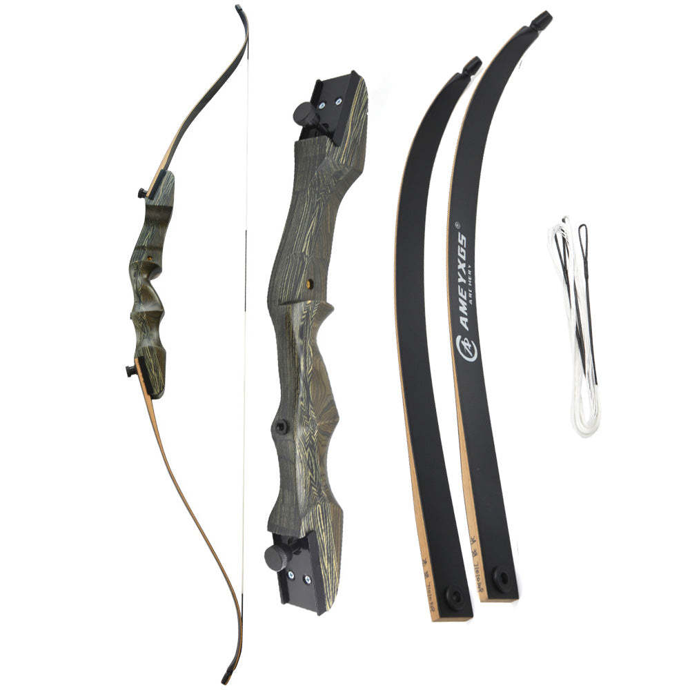🎯AMEYXGS Archery 62'' Takedown Wooden Recurve Bow Target-AMEYXGS Archery