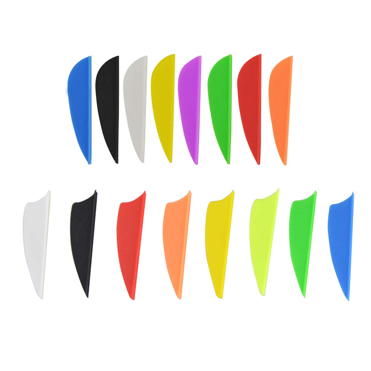 🎯100pcs Archery Hunting1.75'' Rubber Universal Arrow Feather Archery Hunting-AMEYXGS Archery