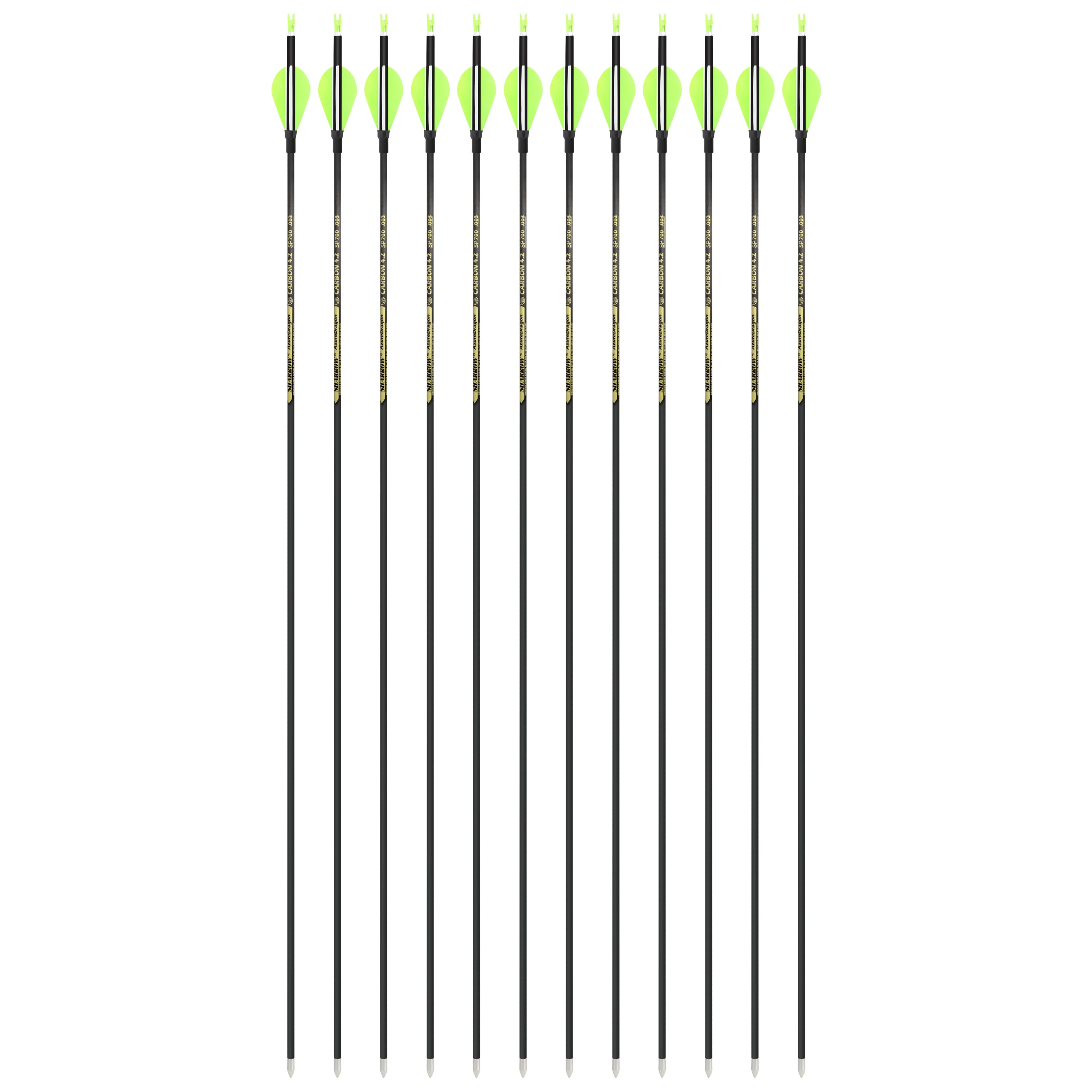 100% Pure Carbon Arrow Practice Hunting Spine 700/800/900/1000