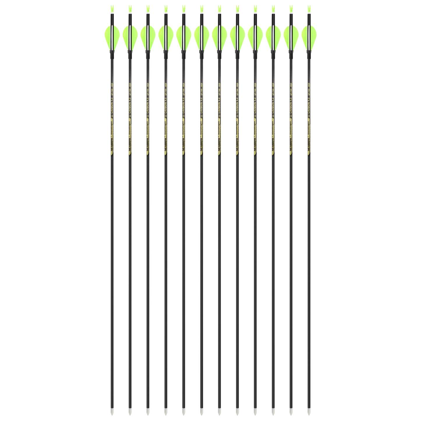 🎯100% Pure Carbon Arrow Practice Hunting Spine 700/800/900/1000-AMEYXGS Archery