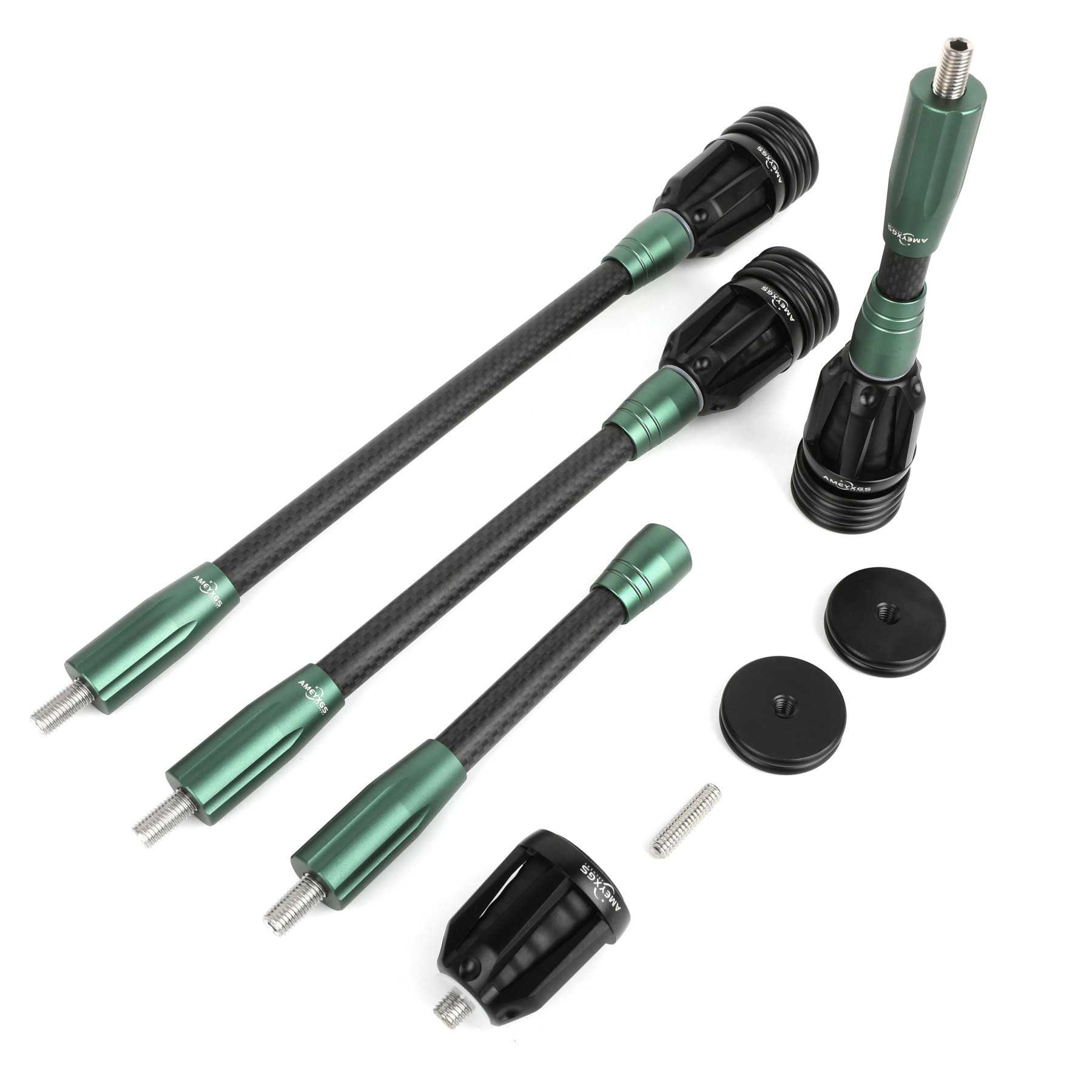 AMEYXGS Archery Bow Stabilizer for Hunting Damping System and Weights