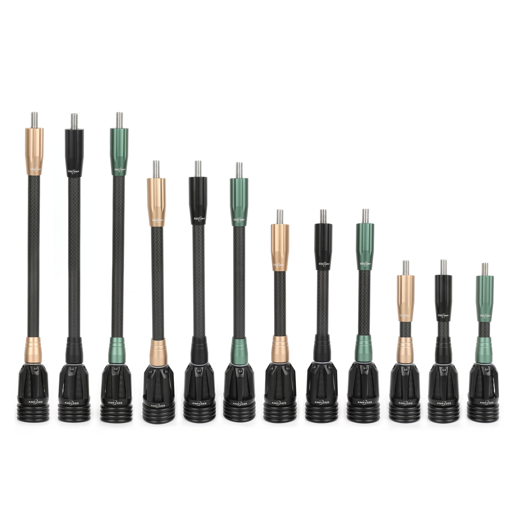 AMEYXGS Archery Bow Stabilizer for Hunting Damping System and Weights