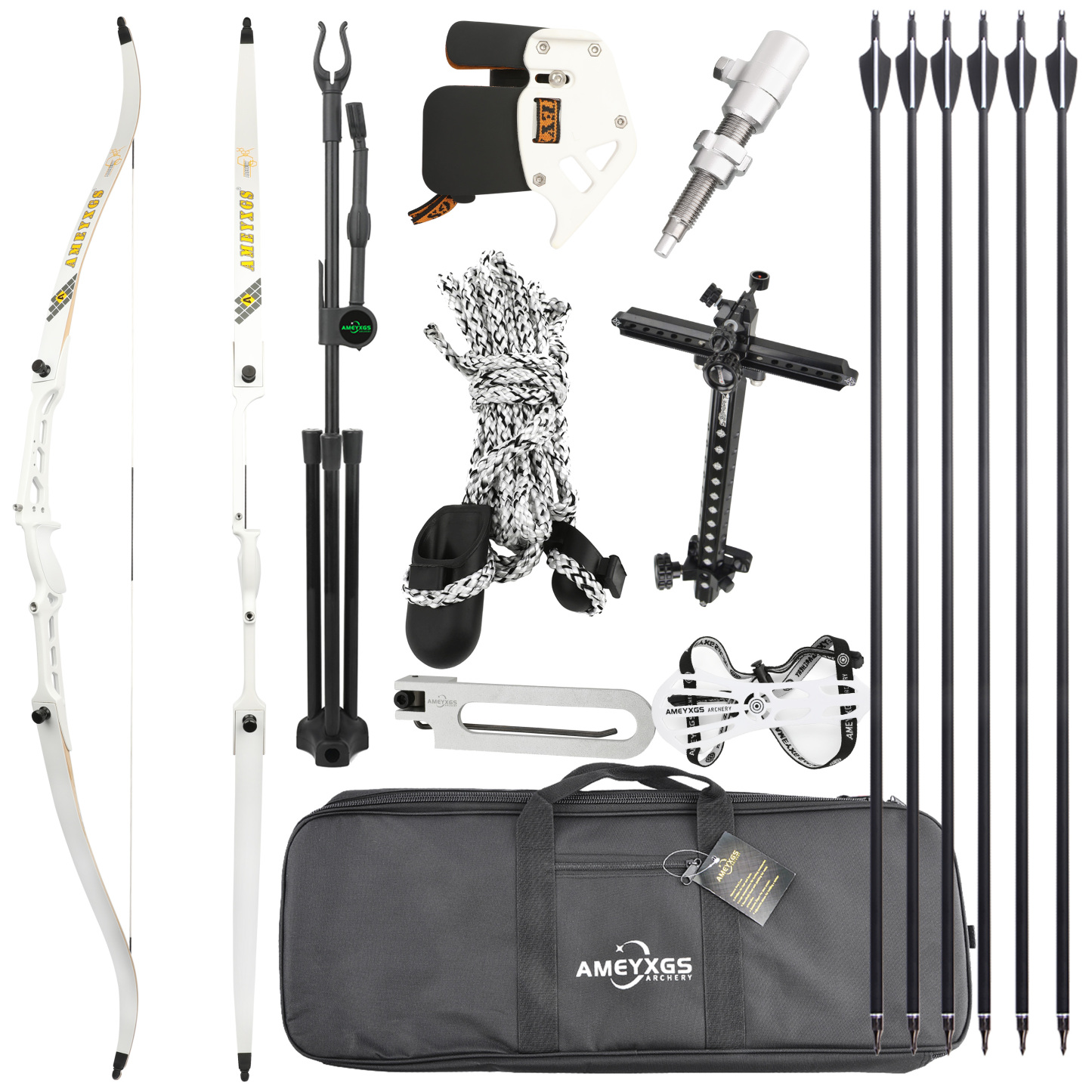 AMEYXGS Archery Competion ILF  Recurve Bow Outdoor Target Practice