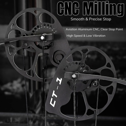 AMEYXGS Archery Compound Bow 30-70lbs CNC 7075 320fps 