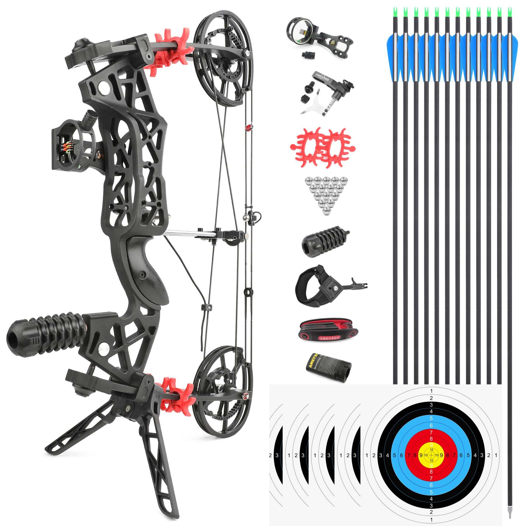 🎯Compound Bow Dual-use Archery RH&LH-AMEYXGS Archery