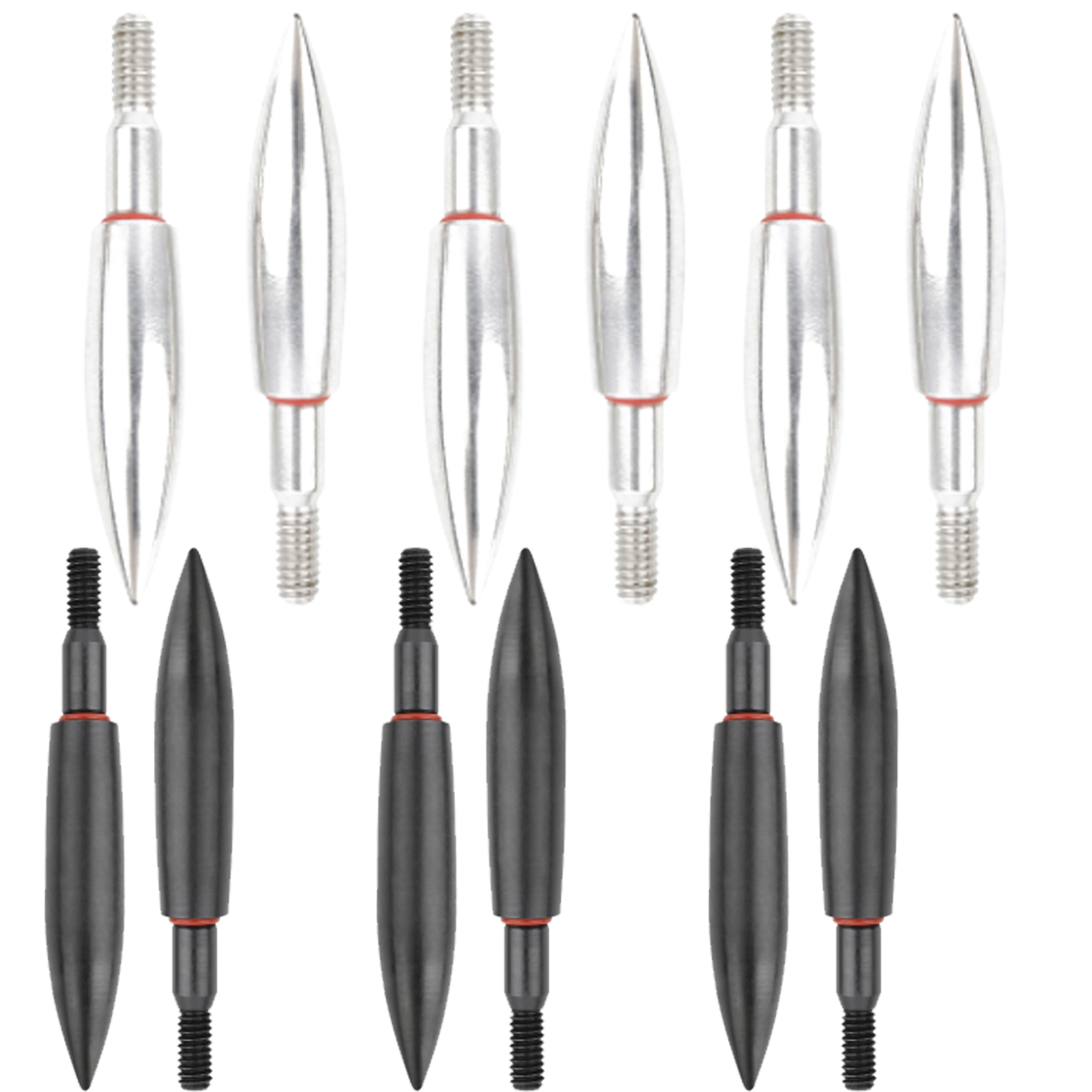 AMEYXGS Archery Fishing Arrowheads Field Point with Box