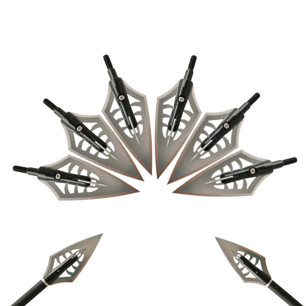 🎯Archery Hunting Broadheads 2 Blades Arrowheads-AMEYXGS Archery